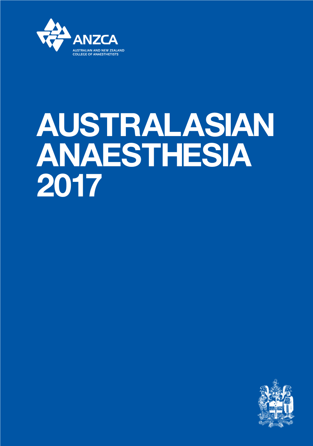 Australasian Anaesthesia 2017 Australasian Anaesthesia 2017
