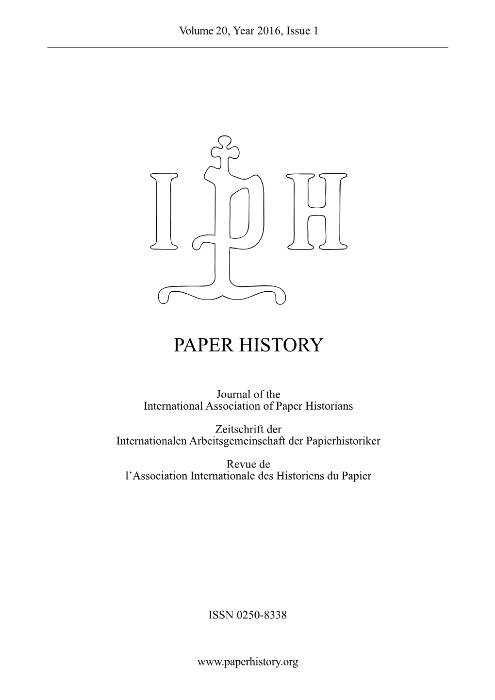 Paper History