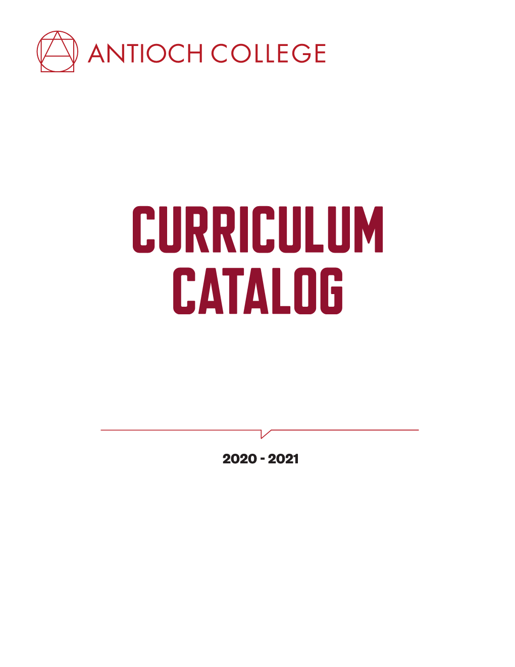 Curriculum Catalog