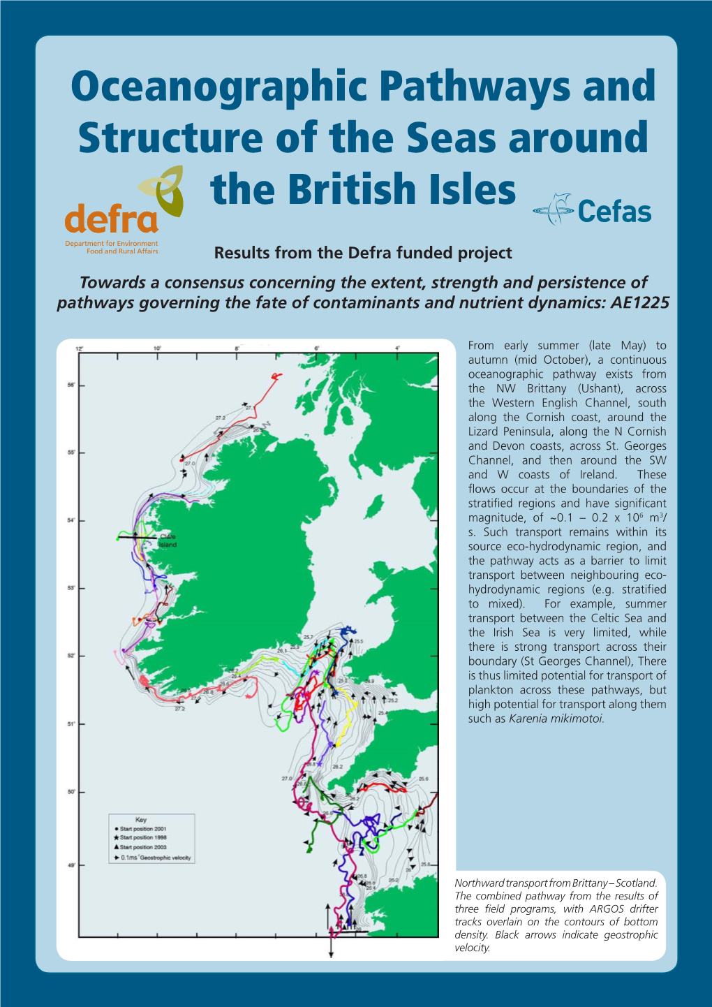 Oceanographic Pathways and Structure of the Seas Around the British Isles