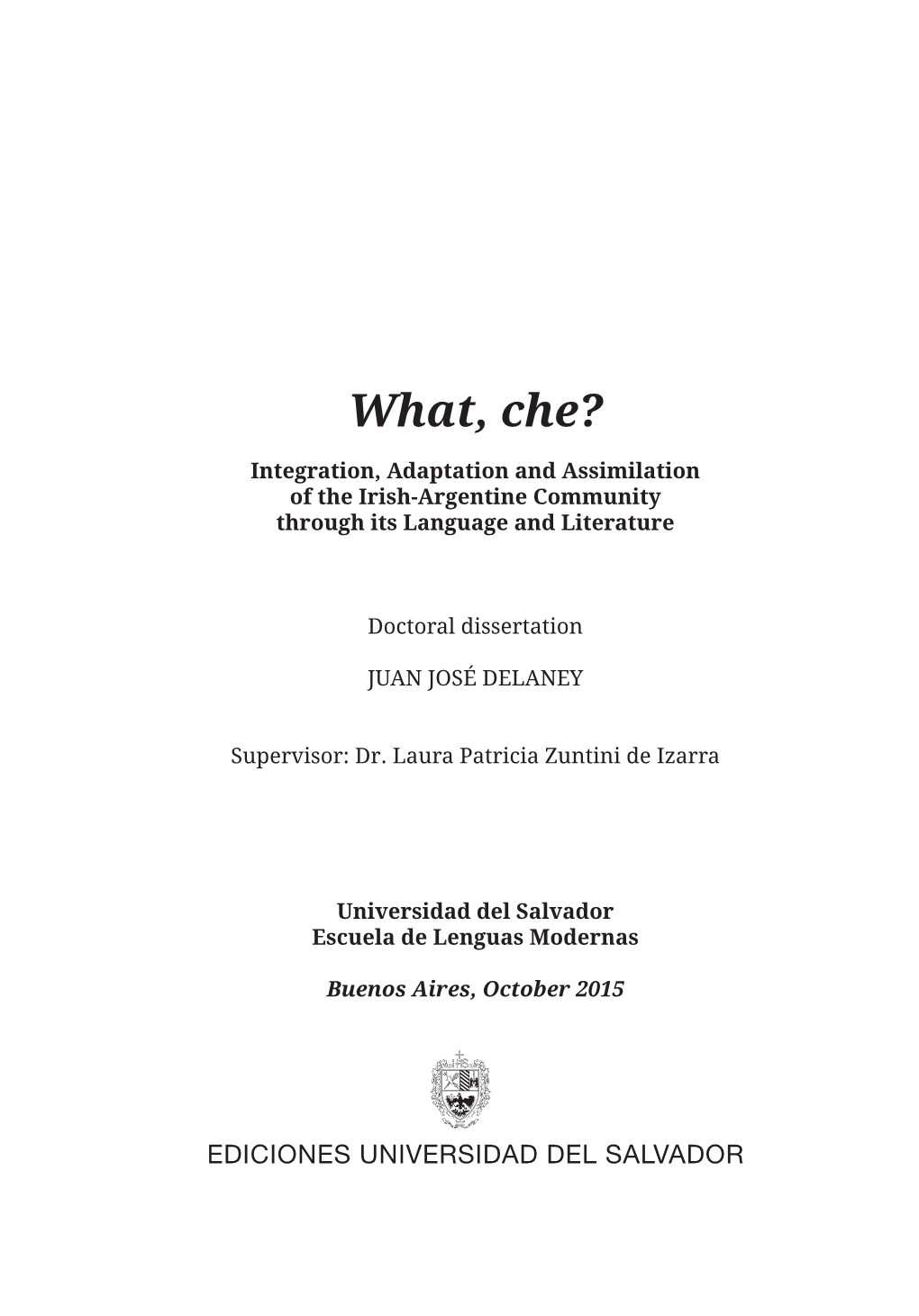 What Che Delaney Con ISBN.Pdf