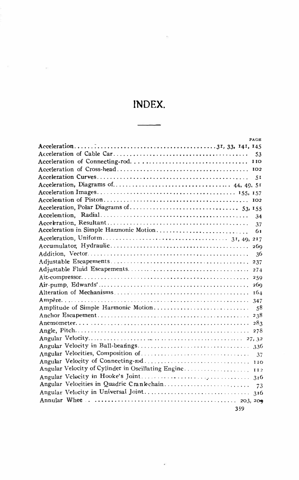 Kinematics of Machines