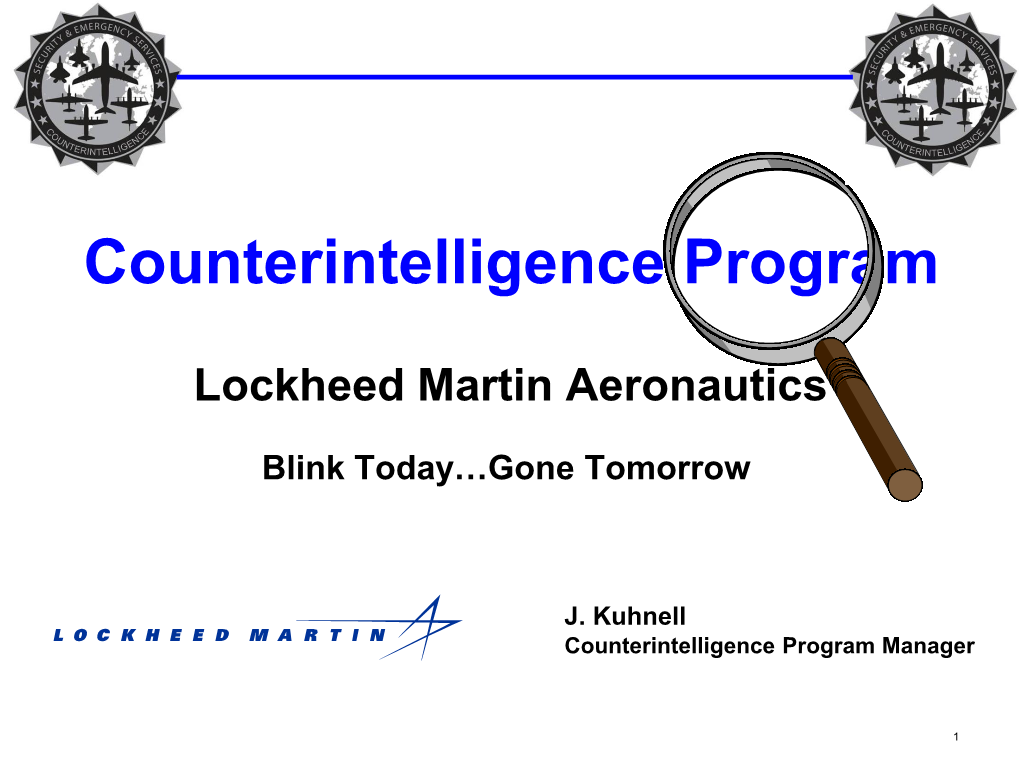 Counterintelligence Program