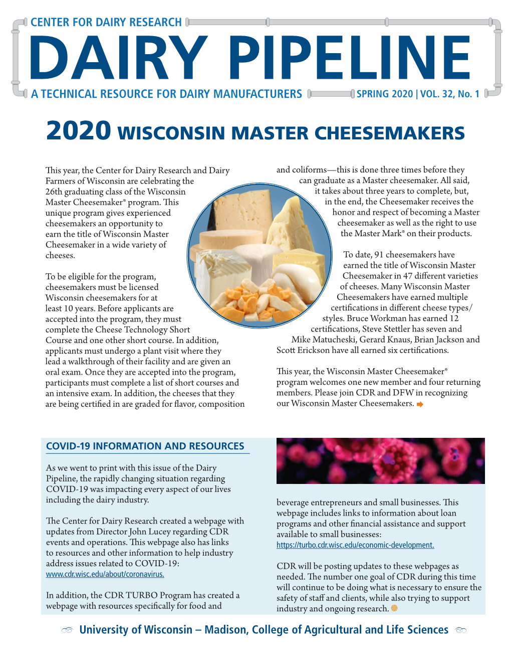 2020 Wisconsin Master Cheesemakers
