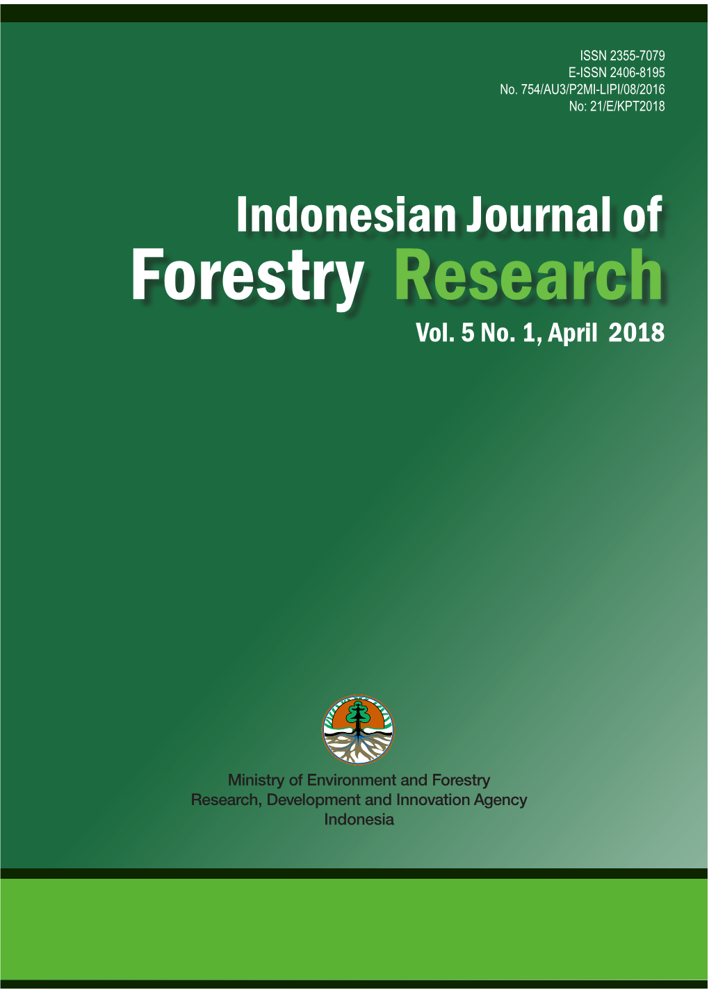 Indonesian Journal of Forestry Research Indonesian Journal of Forestry Research Vol
