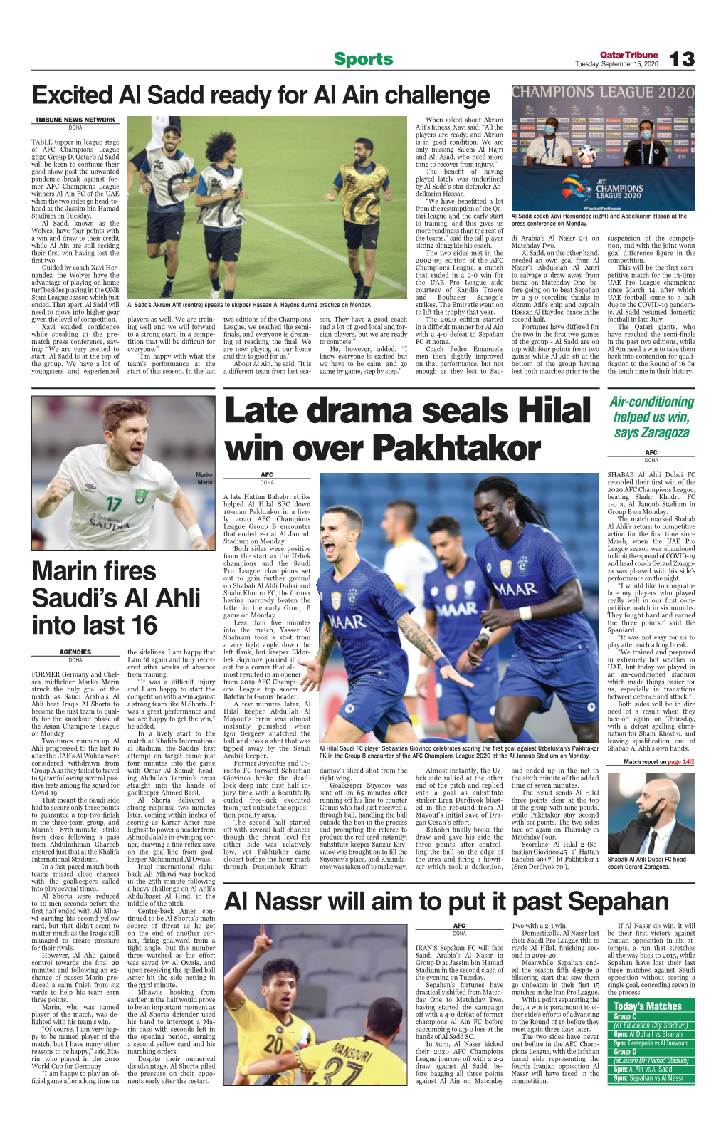 Late Drama Seals Hilal Win Over Pakhtakor