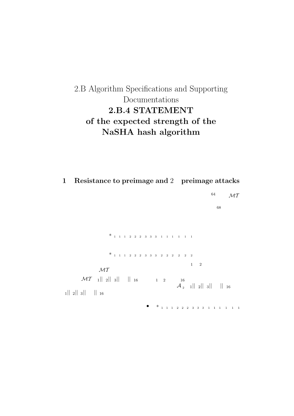 2.B Algorithm Specifications and Supporting Documentations 2.B.4