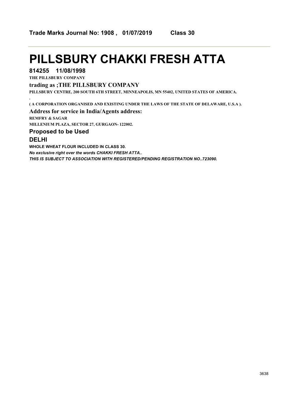 Pillsbury Chakki Fresh Atta