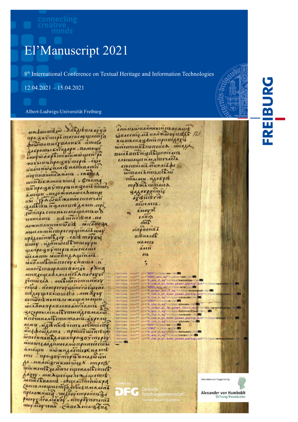 El'manuscript 2021 – Booklet of Abstracts