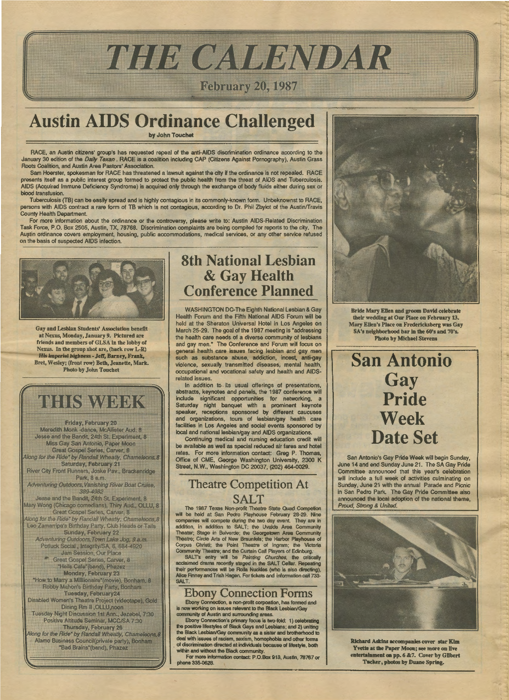Austin AIDS Ordinance Challenged by John Touchet