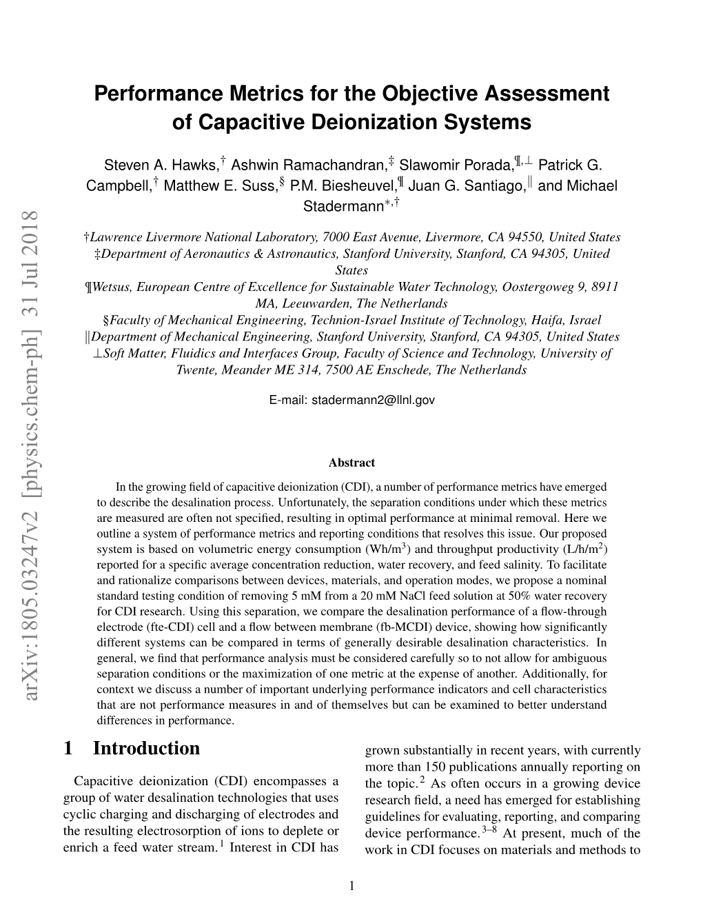 Arxiv:1805.03247V2 [Physics.Chem-Ph] 31 Jul 2018