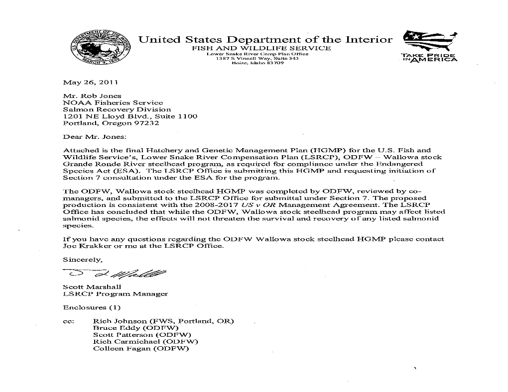 Lower Snake River Compensation Plan (LSRCP)