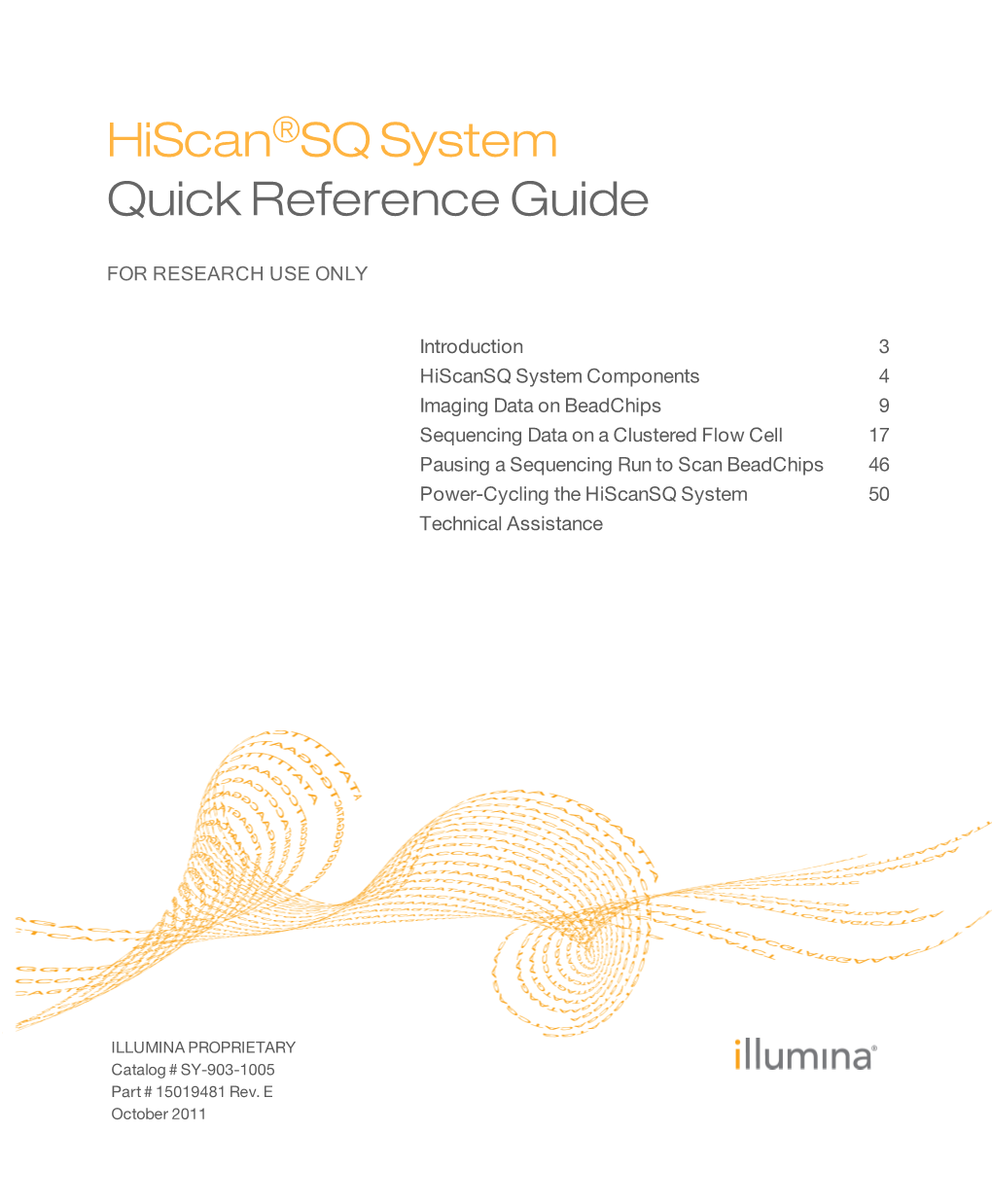 Hiscansq System Quick Reference Guide