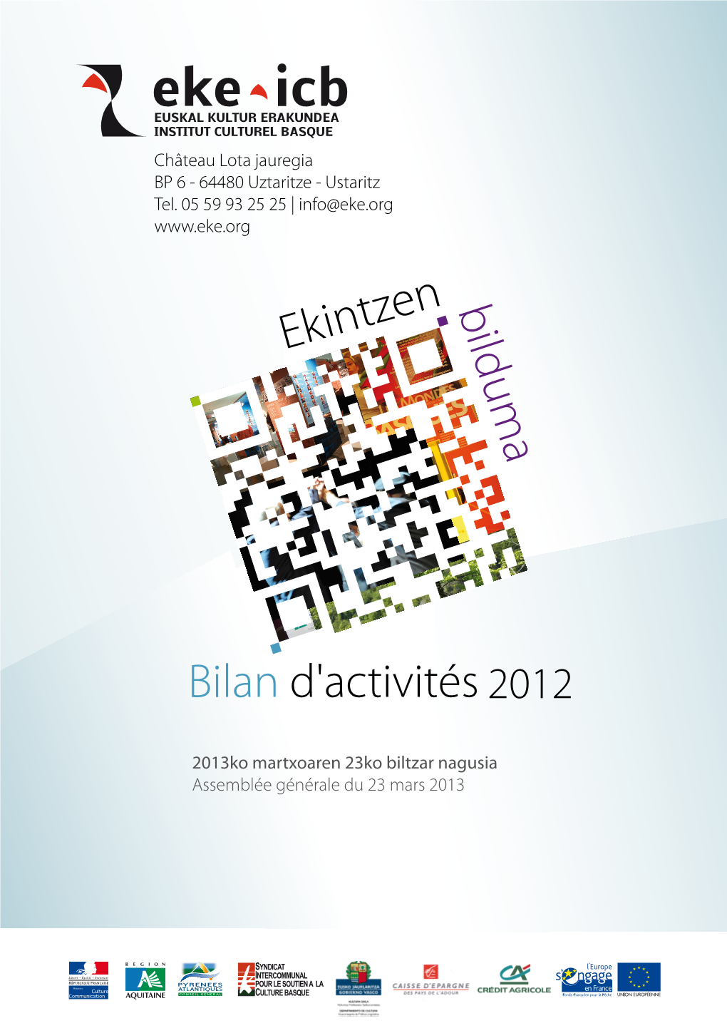Rapport D'activité 2012