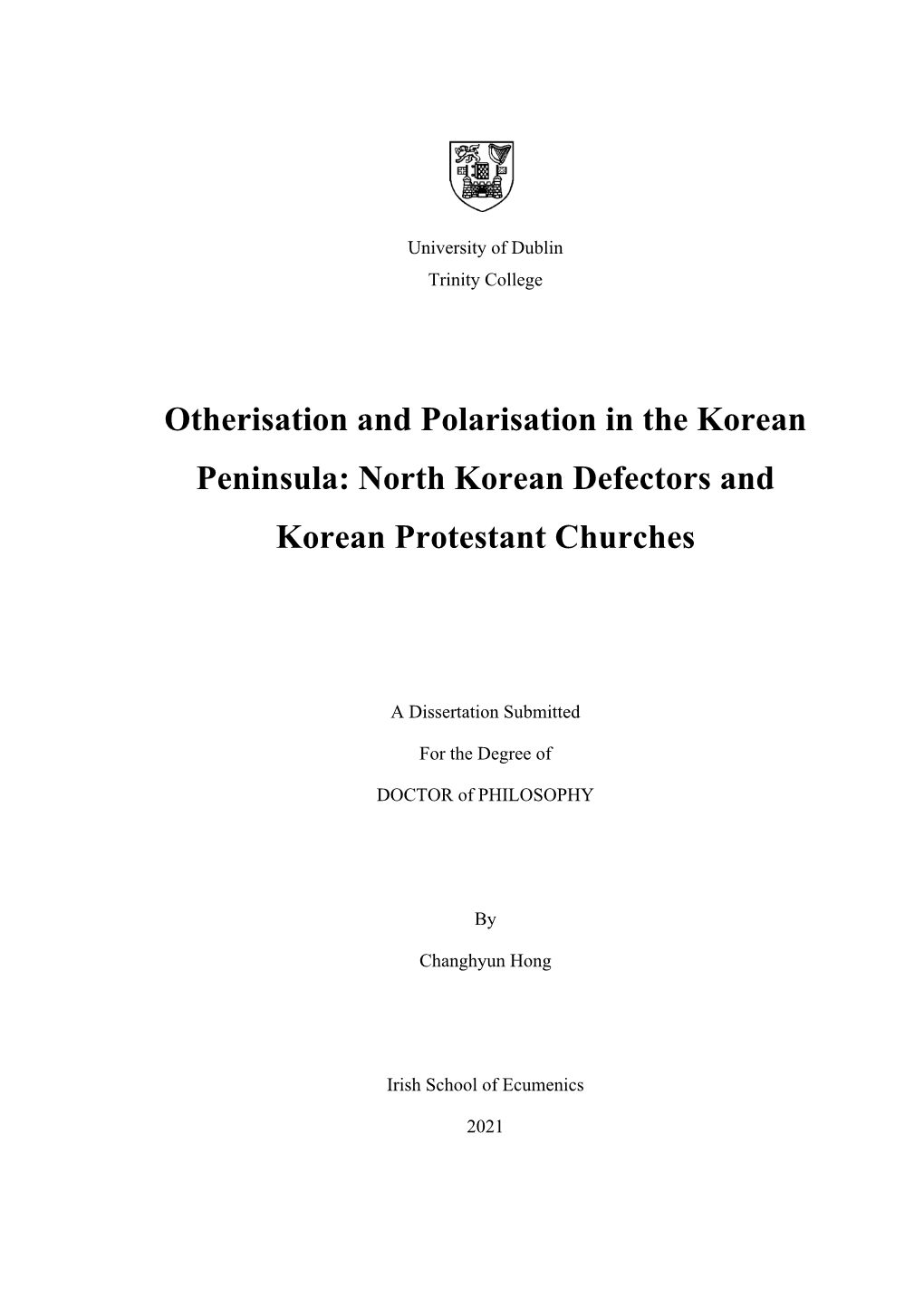 North Korean Defectors and Korean Protestant Churches