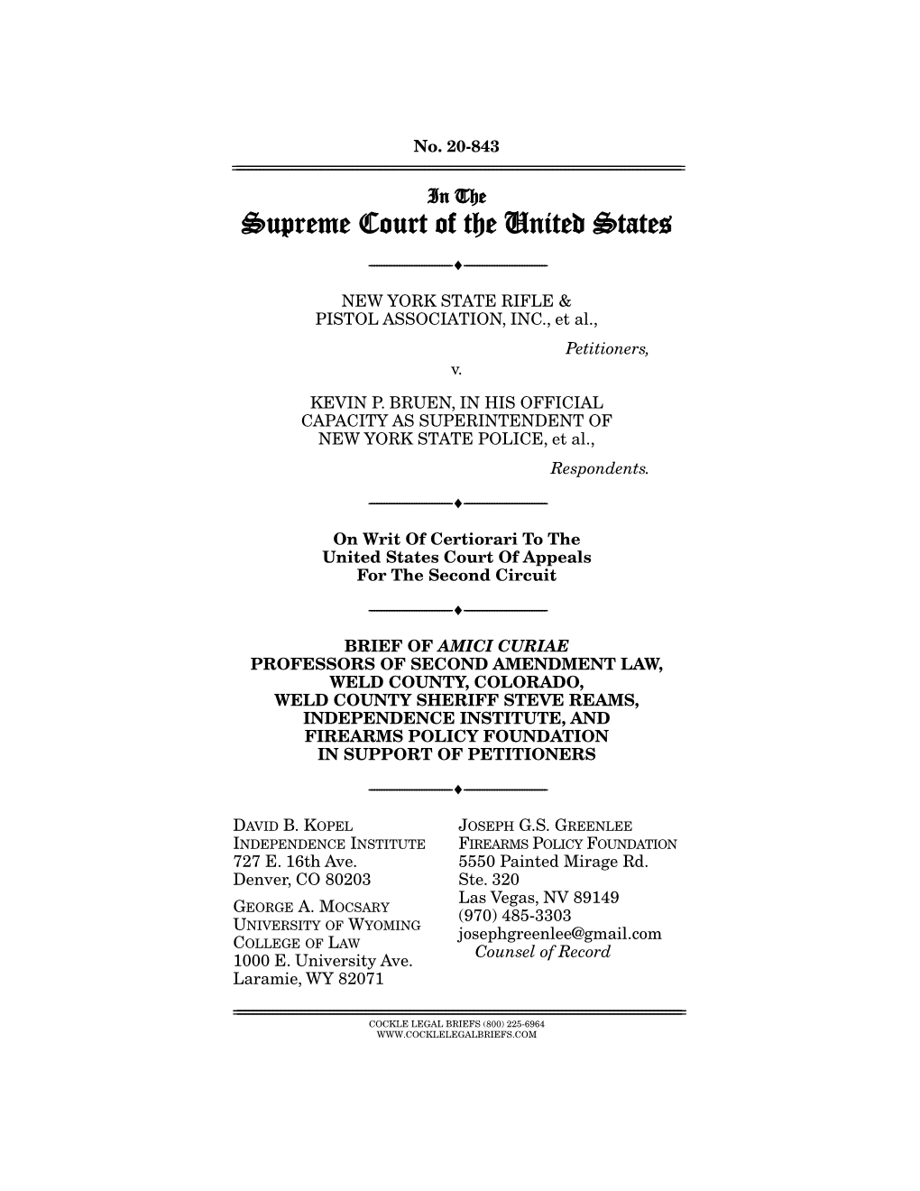 20210713180558628 20-843-Law Professors-Amicus Brief.Pdf