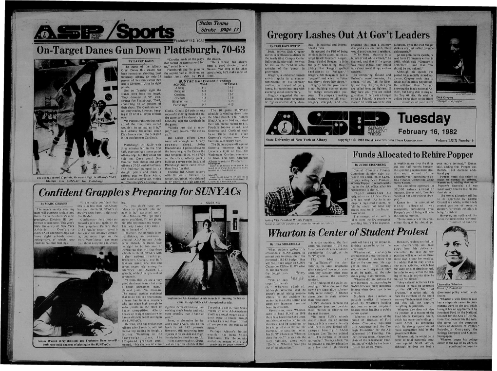 Albany Student Press 1982-02-16