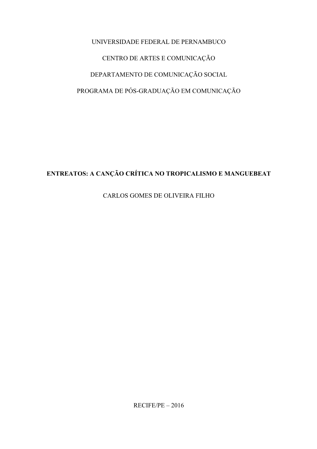 DISSERTAÇÃO Carlos Gomes De Oliveira Filho.Pdf