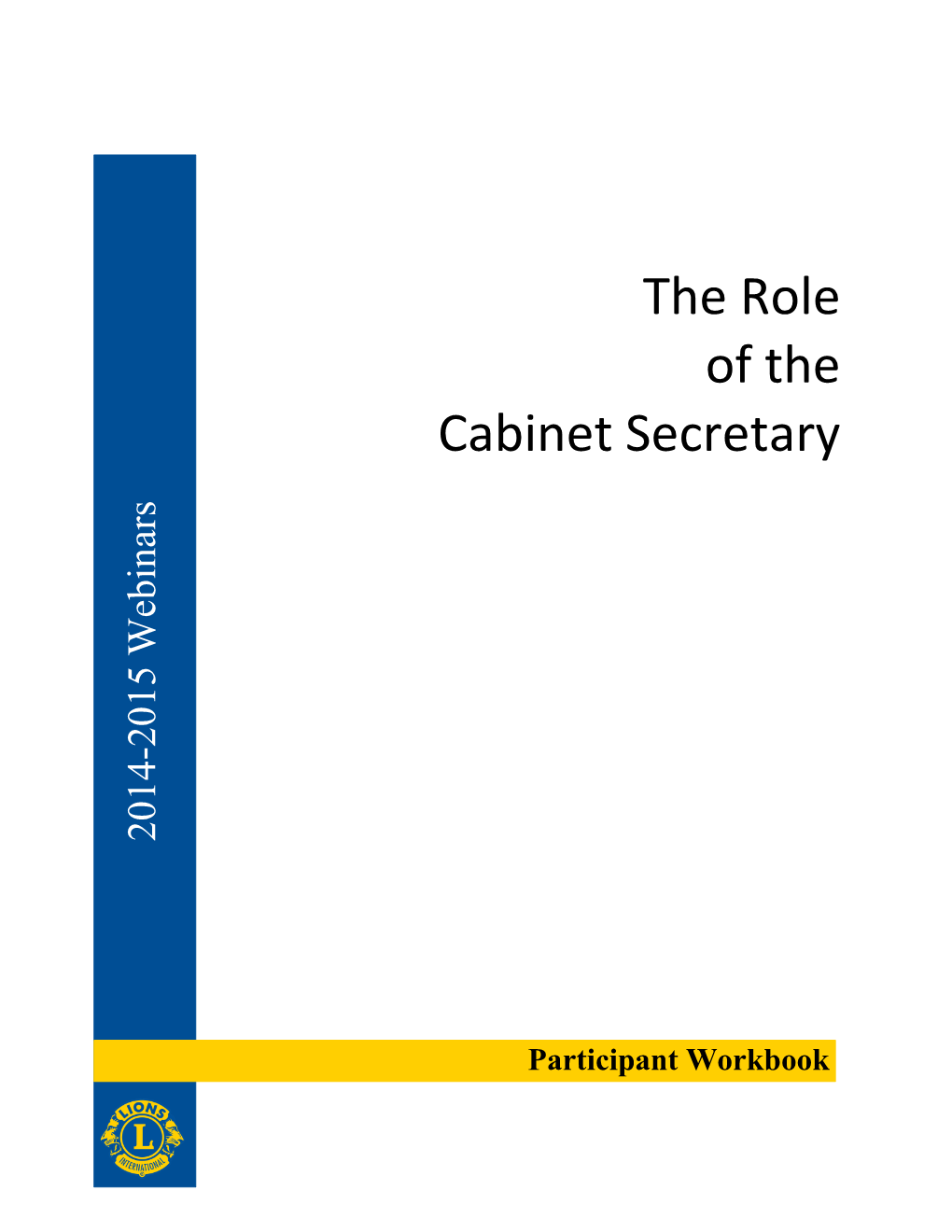 The Role of the Cabinet Secretary