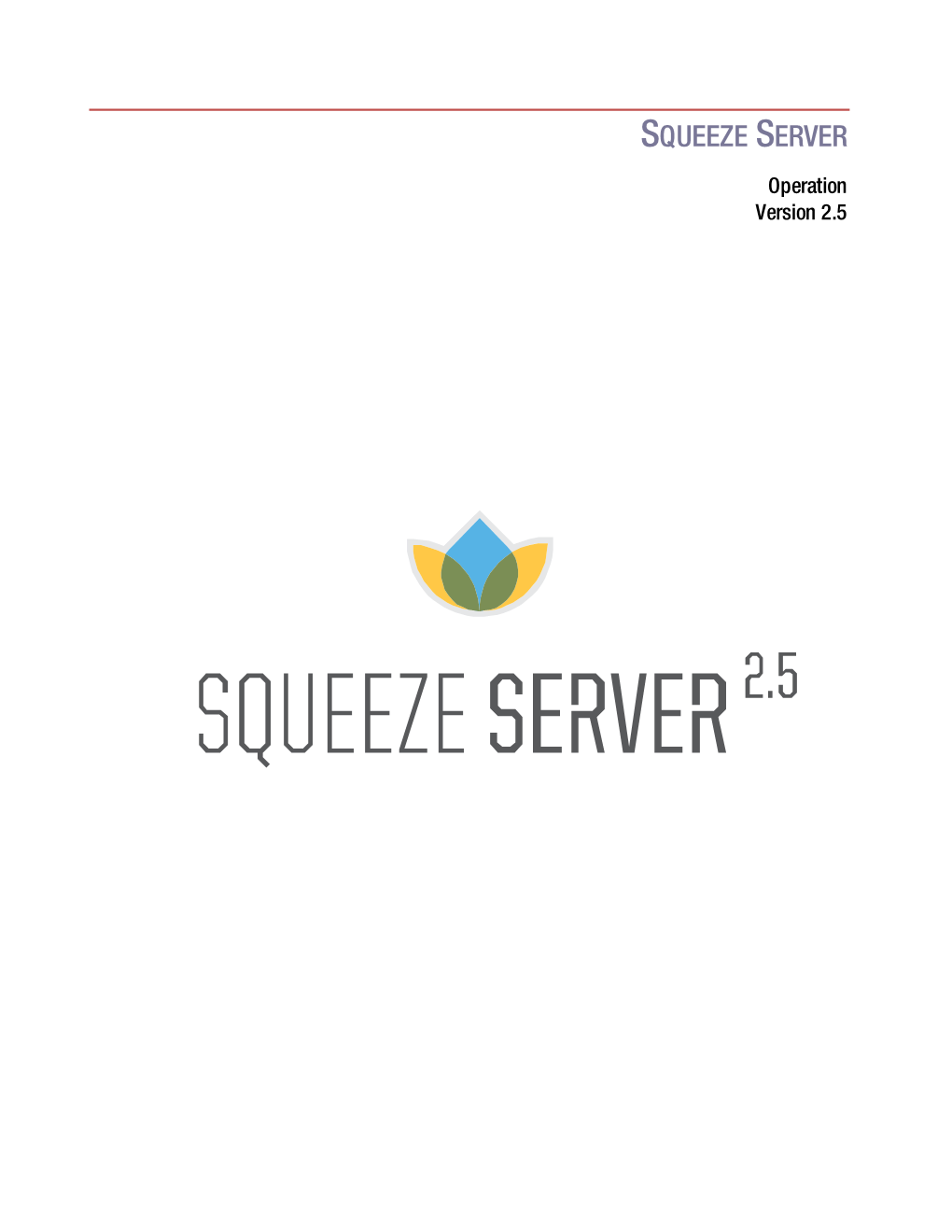 SQUEEZE SERVER Operation Version 2.5