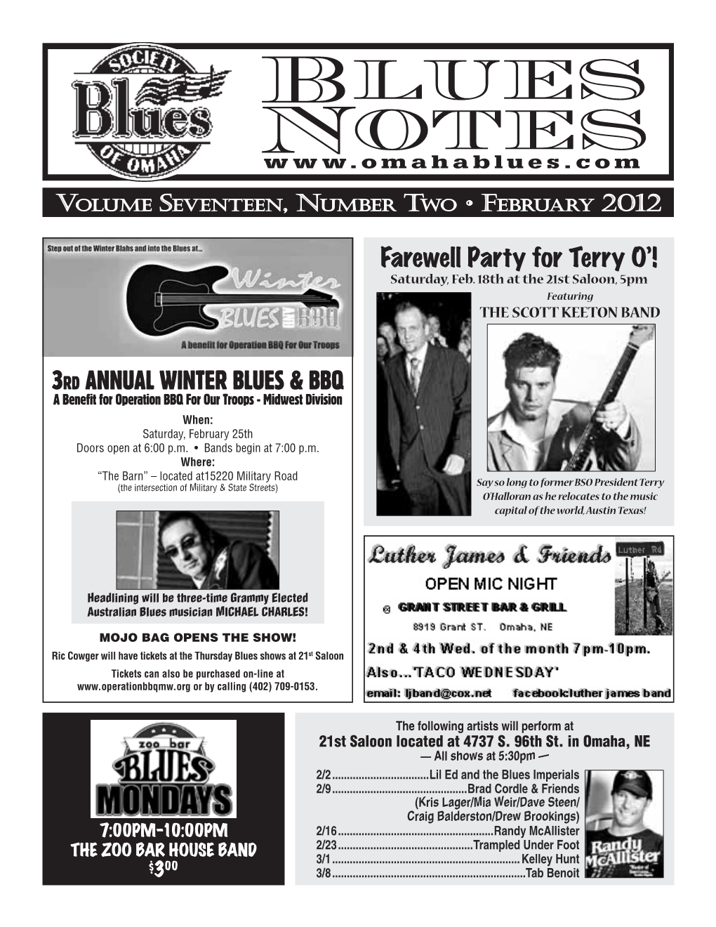 Blues Notes February 2012