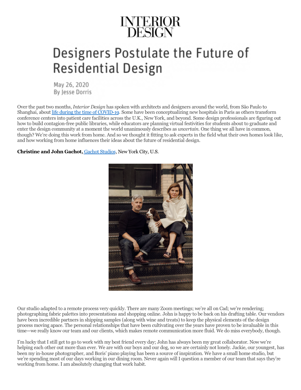 Designers Postulate the Future of Residential Design