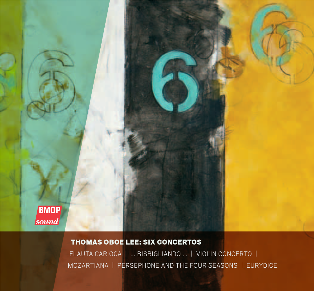 Thomas Oboe Lee: Six Concertos Flauta Carioca |