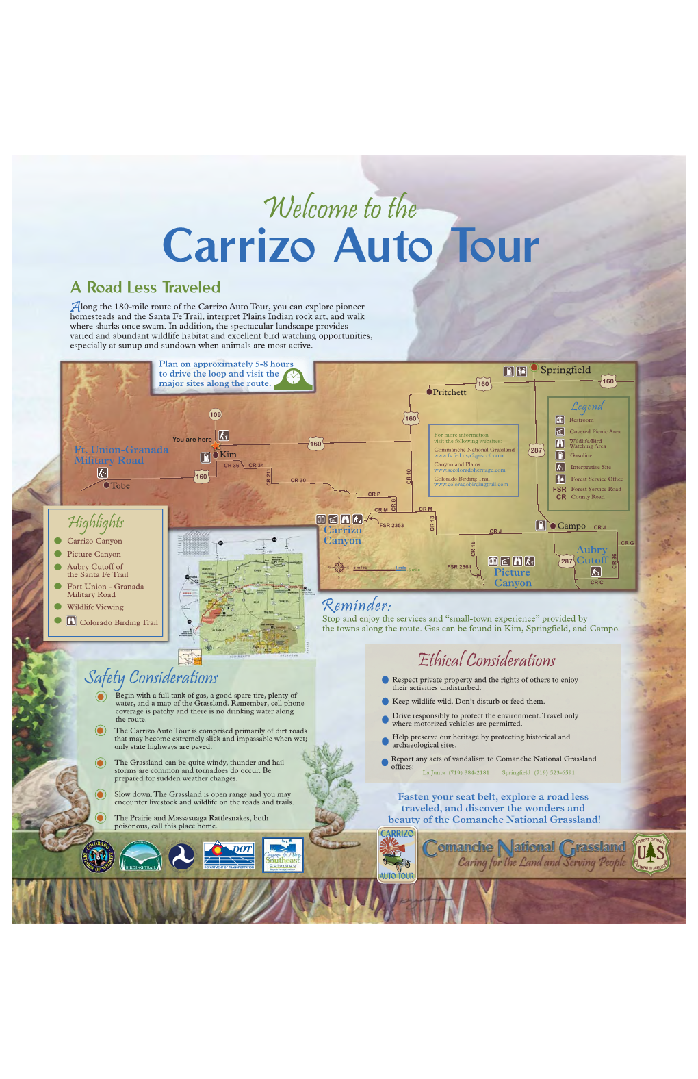 Carrizo Auto Tour, You Can Explore Pioneer Ahomesteads and the Santa Fe Trail, Interpret Plains Indian Rock Art, and Walk Where Sharks Once Swam