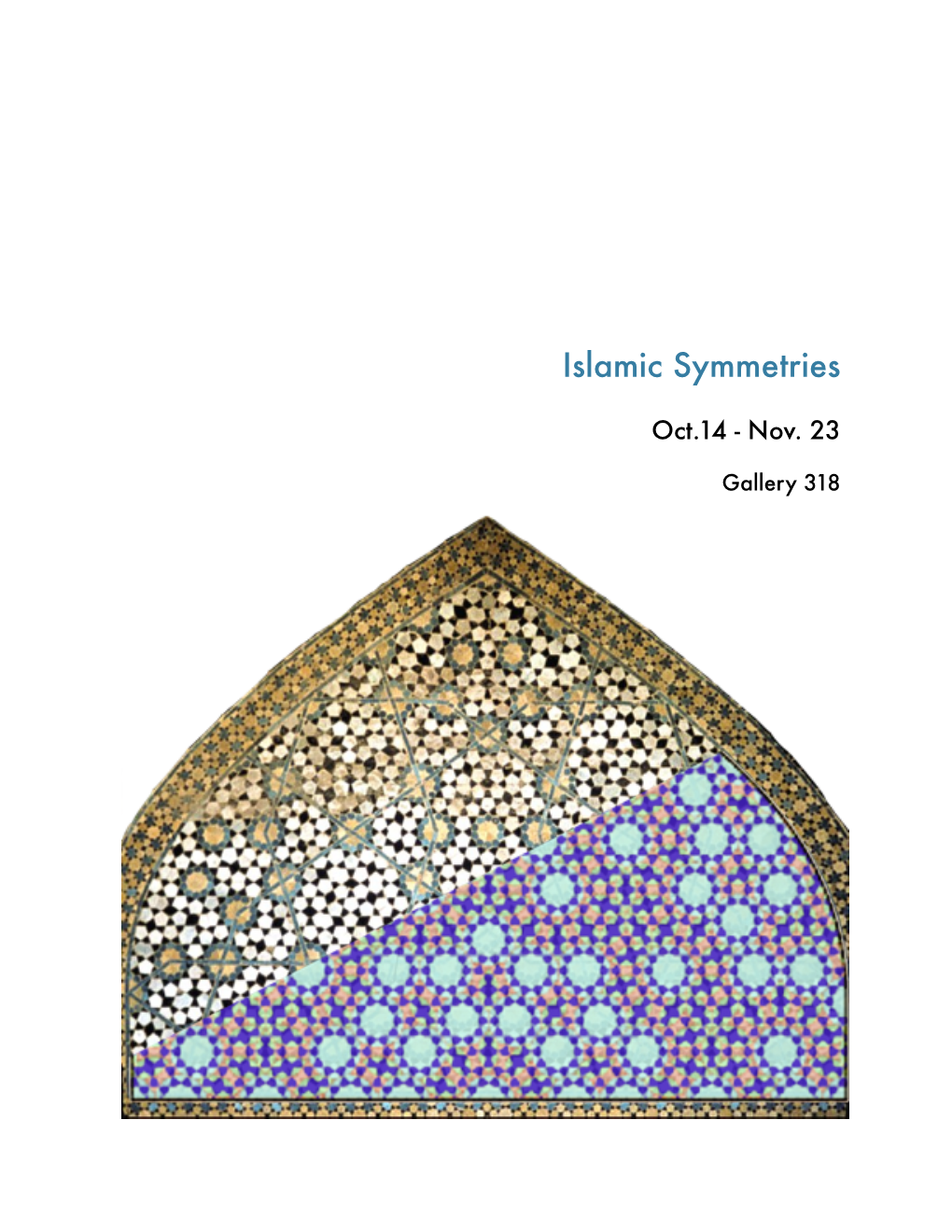 Islamic Symmetries