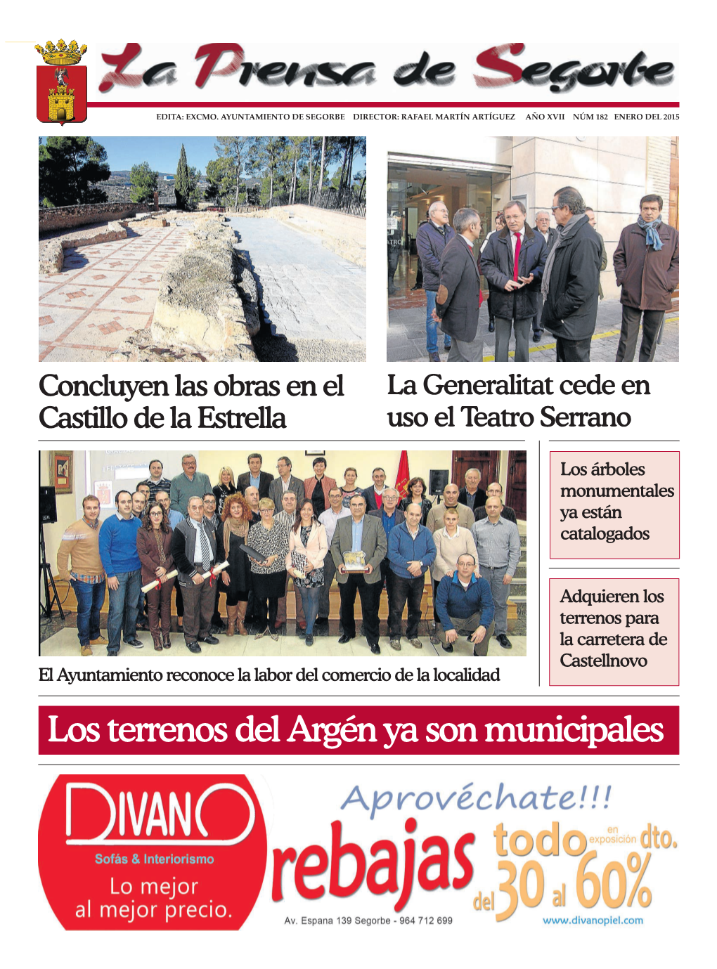 Los Terrenos Del Argén Ya Son Municipales 2 Agenda ENERO DEL 2015