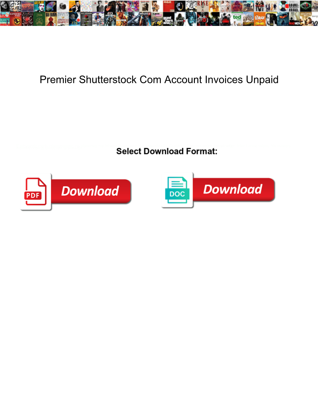 Premier Shutterstock Com Account Invoices Unpaid