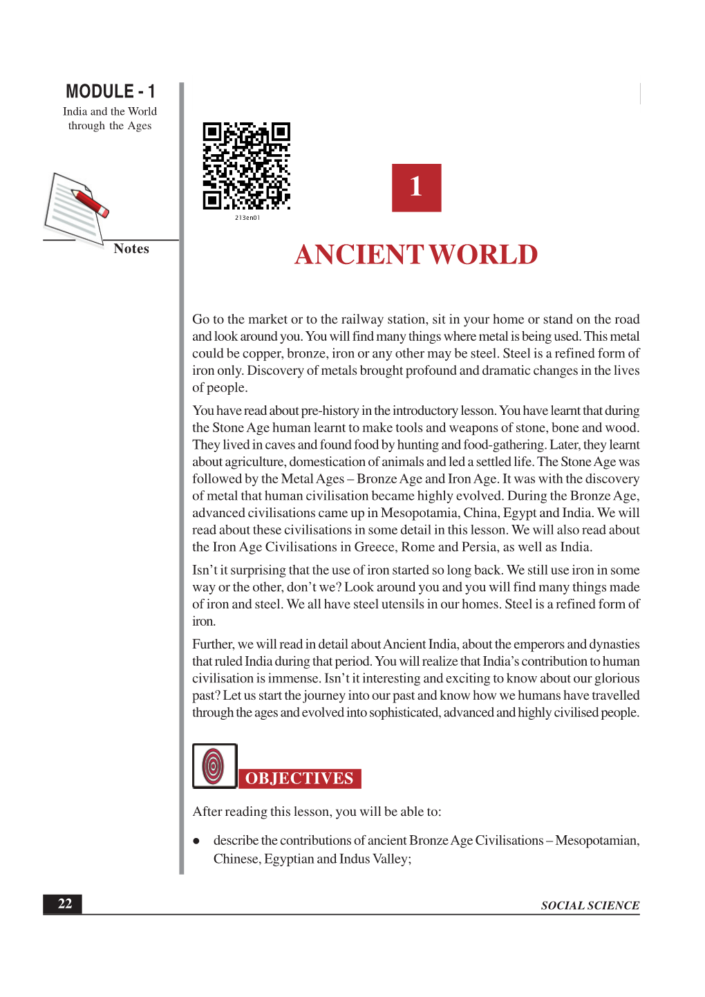 1 Ancient World India and the World Through the Ages