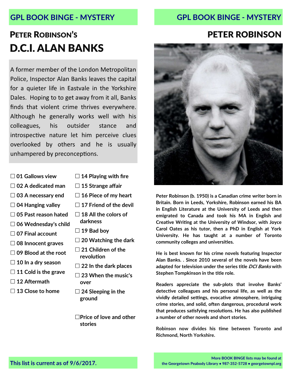 D.C.I. Alan Banks