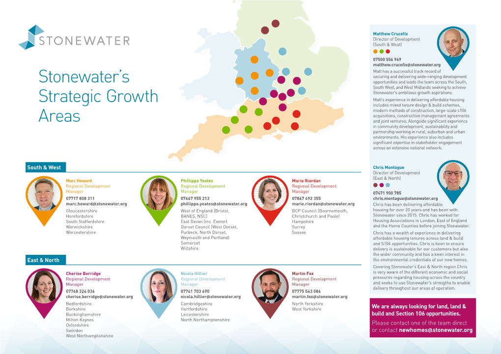 Stonewater Strategic Growth Areas Leaflet