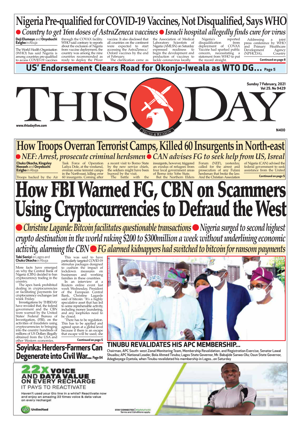 How FBI Warned FG, CBN on Scammers Using Cryptocurrencies