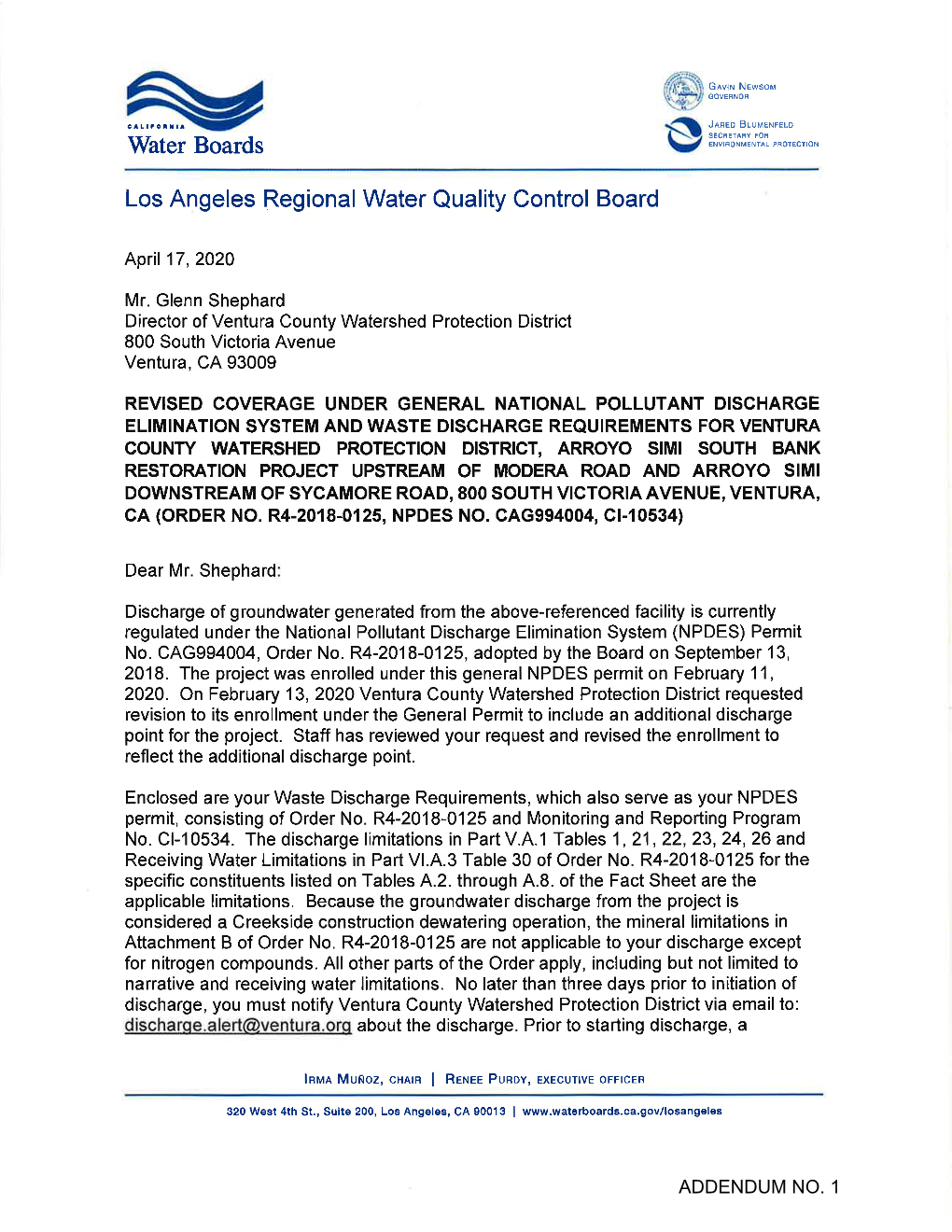 Los Angeles Regional Water Quality Control Board