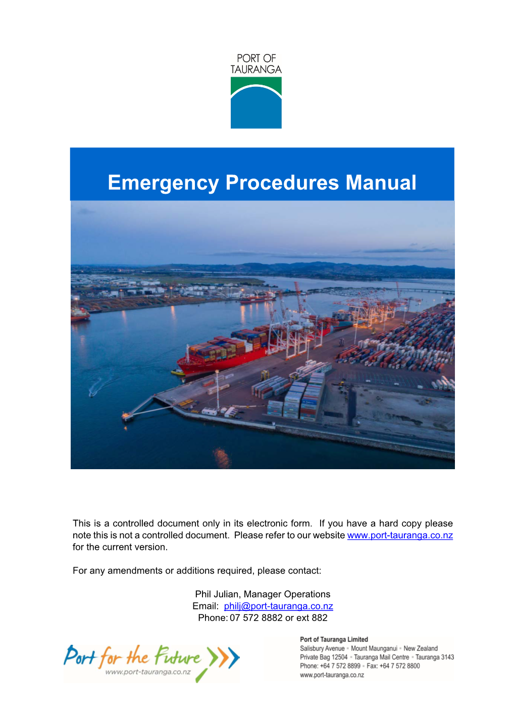 Emergency Procedures Manual
