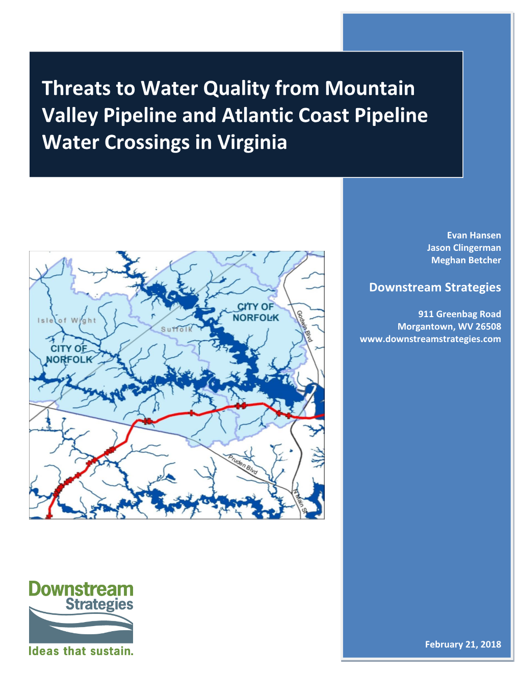 Threats to Water Quality from Mountain Valley Pipeline