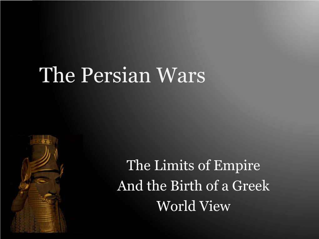 The Persian Wars