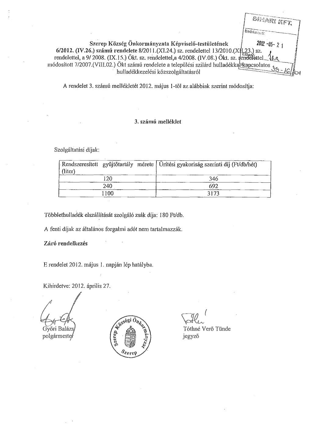 "S (Íc;Rt Szerep Község Önkormányzata IC Ép Viselő-Testű