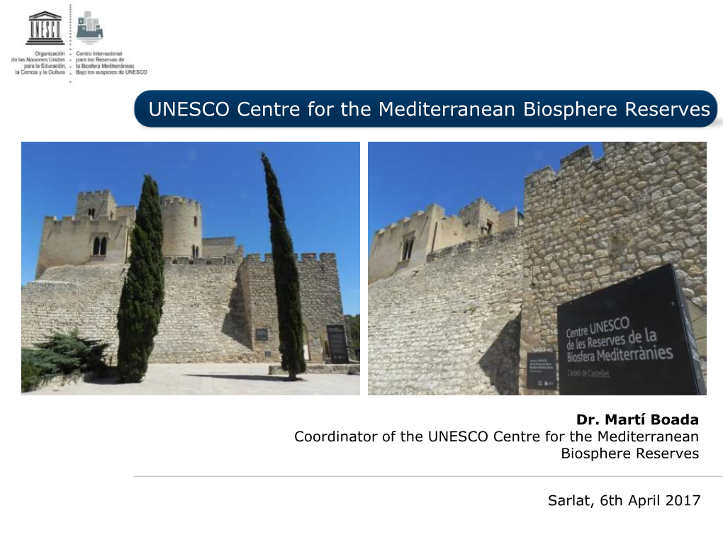 Unesco Centre for the Mediterranean BR