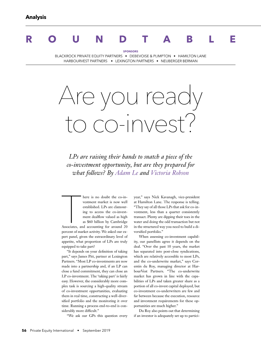 Are You Ready to Co-Invest?