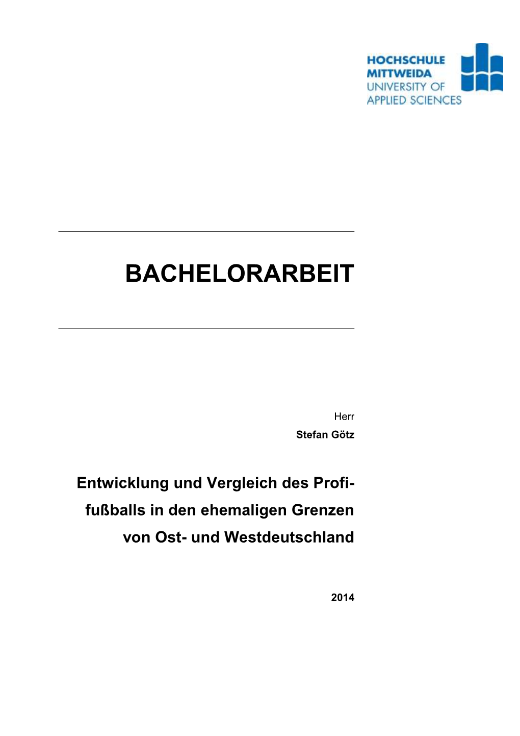 Bachelorarbeit