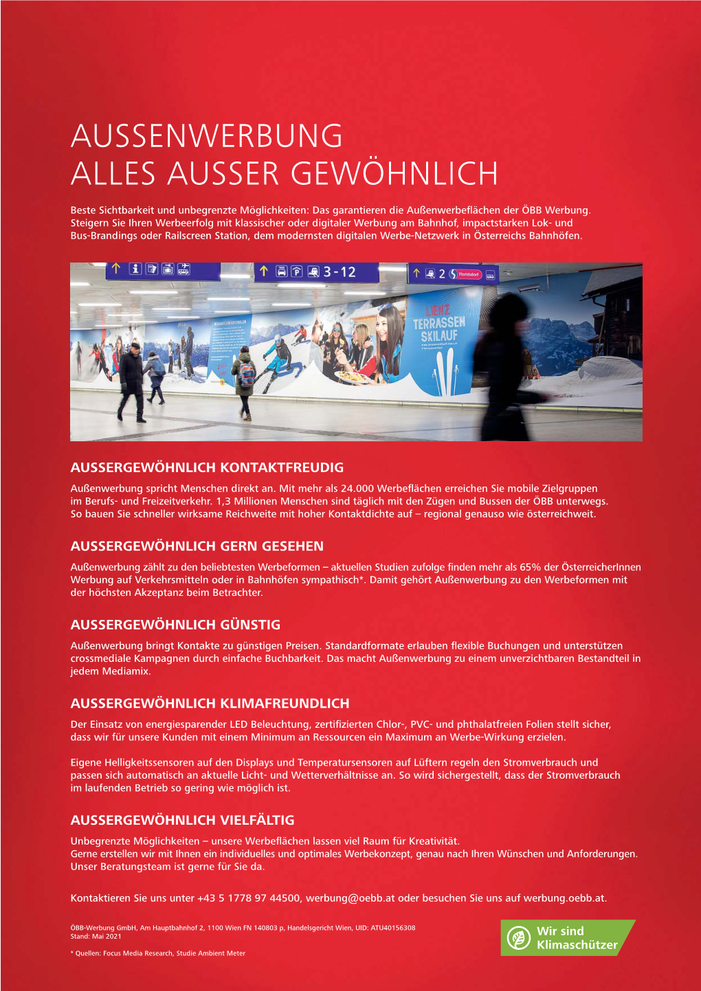 Aussenwerbung Alles Ausser Gewöhnlich