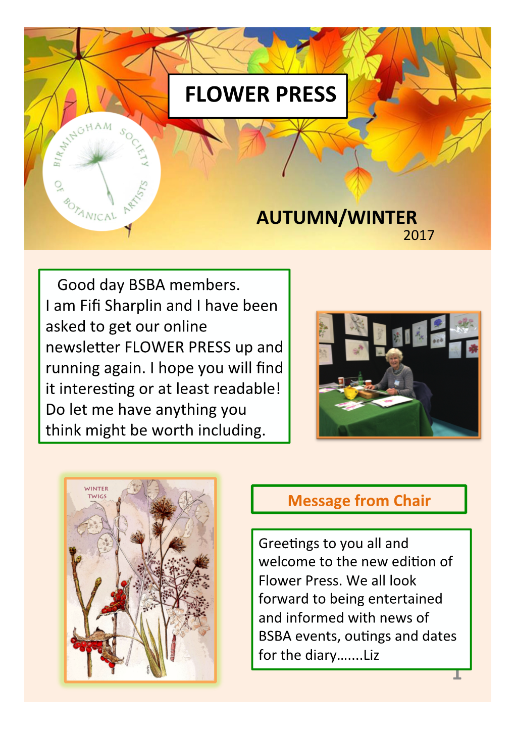 NEWSLETTER Flower Press TEMPLATE.Pptx