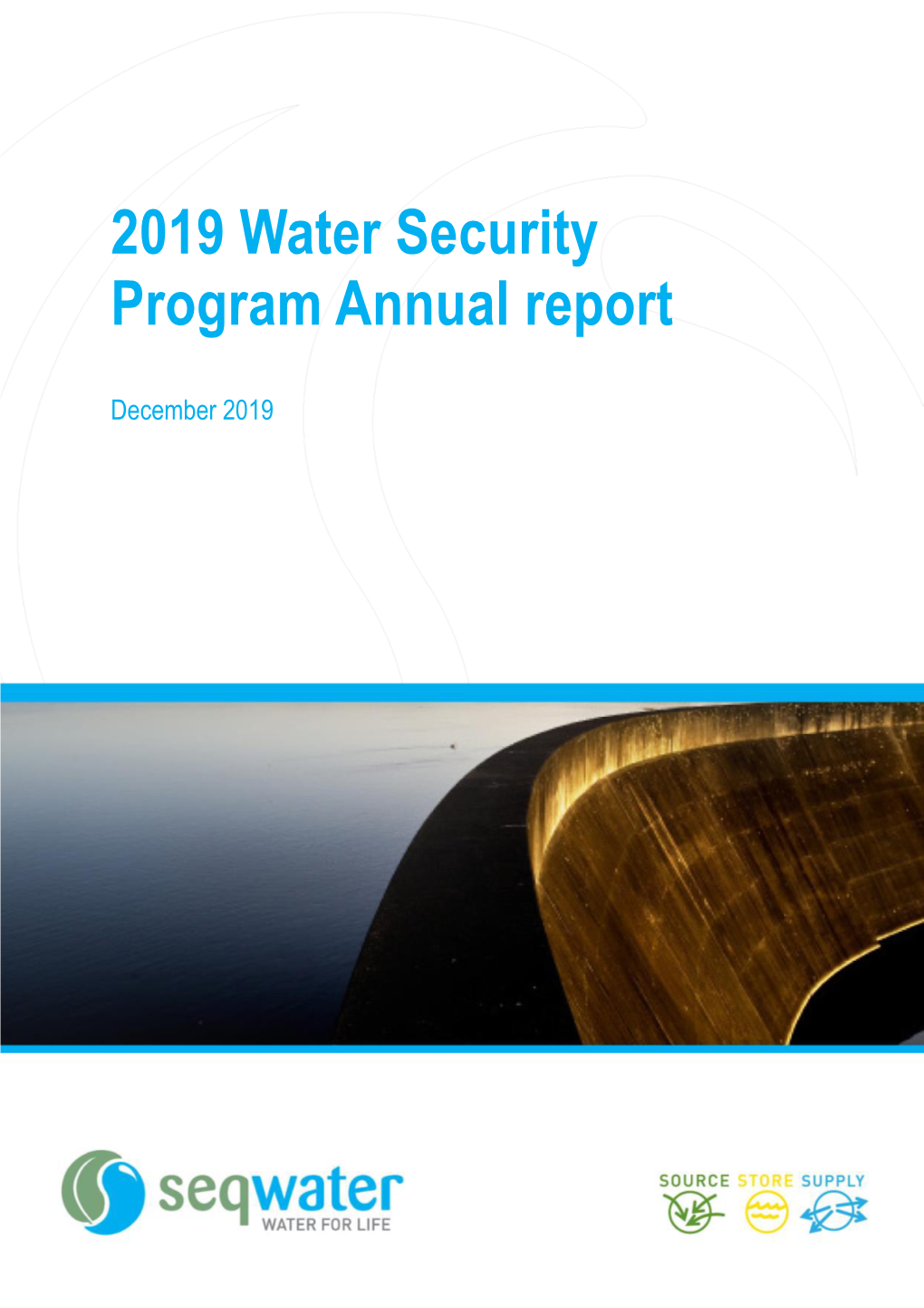 2019 Water Security Program Annual Report
