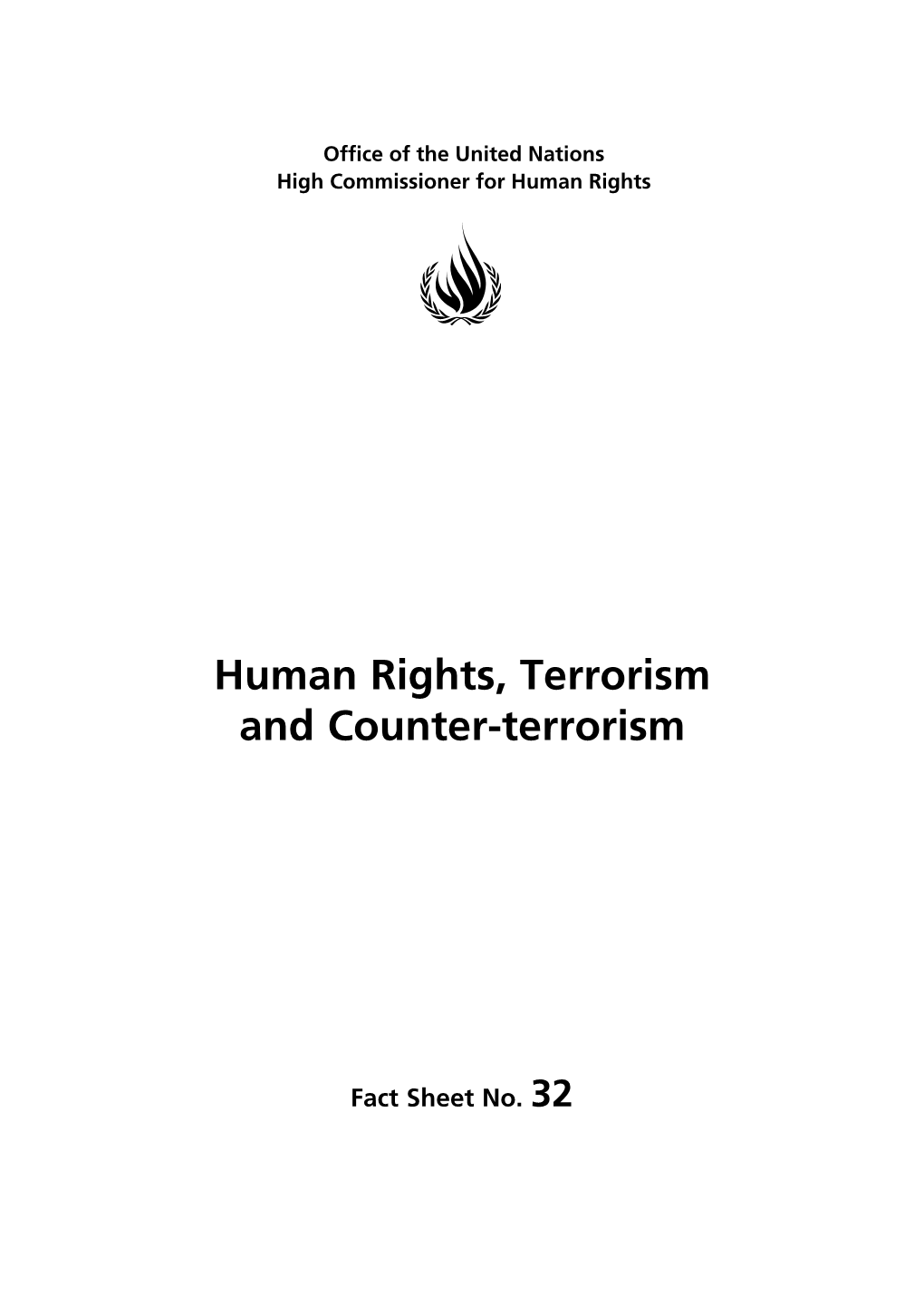 Human Rights, Terrorism and Counter-Terrorism