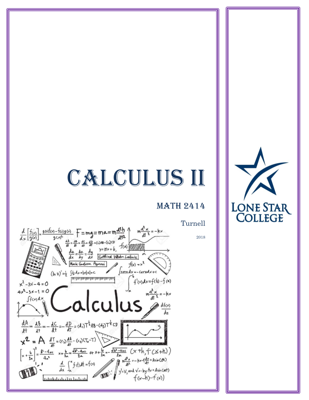 CALCULUS II [Type the Document MATH 2414 Subtitle]