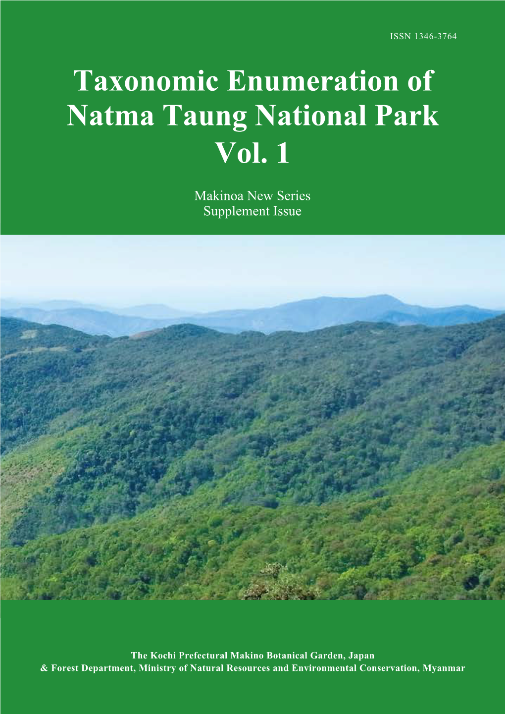 ︎Taxonomic Enumeration of Natma Taung National Park Vol.1
