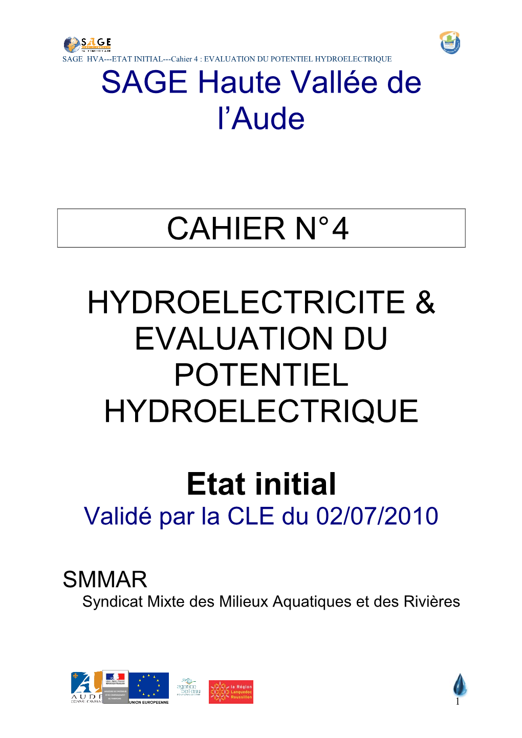 Cahier 4 État Initial-Potentiel Hydroélectrique